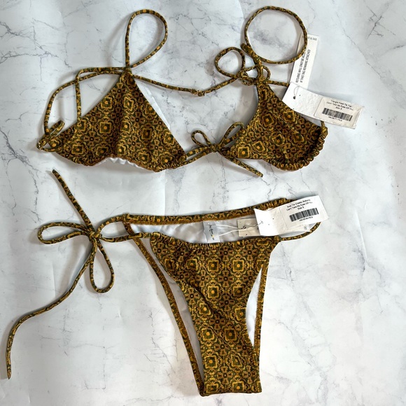Heavy Manners Gold Bikini Set - Picture 4 of 10